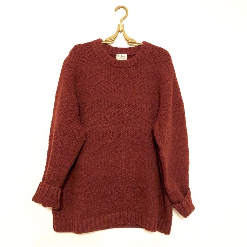 100% wool oversized sweater
